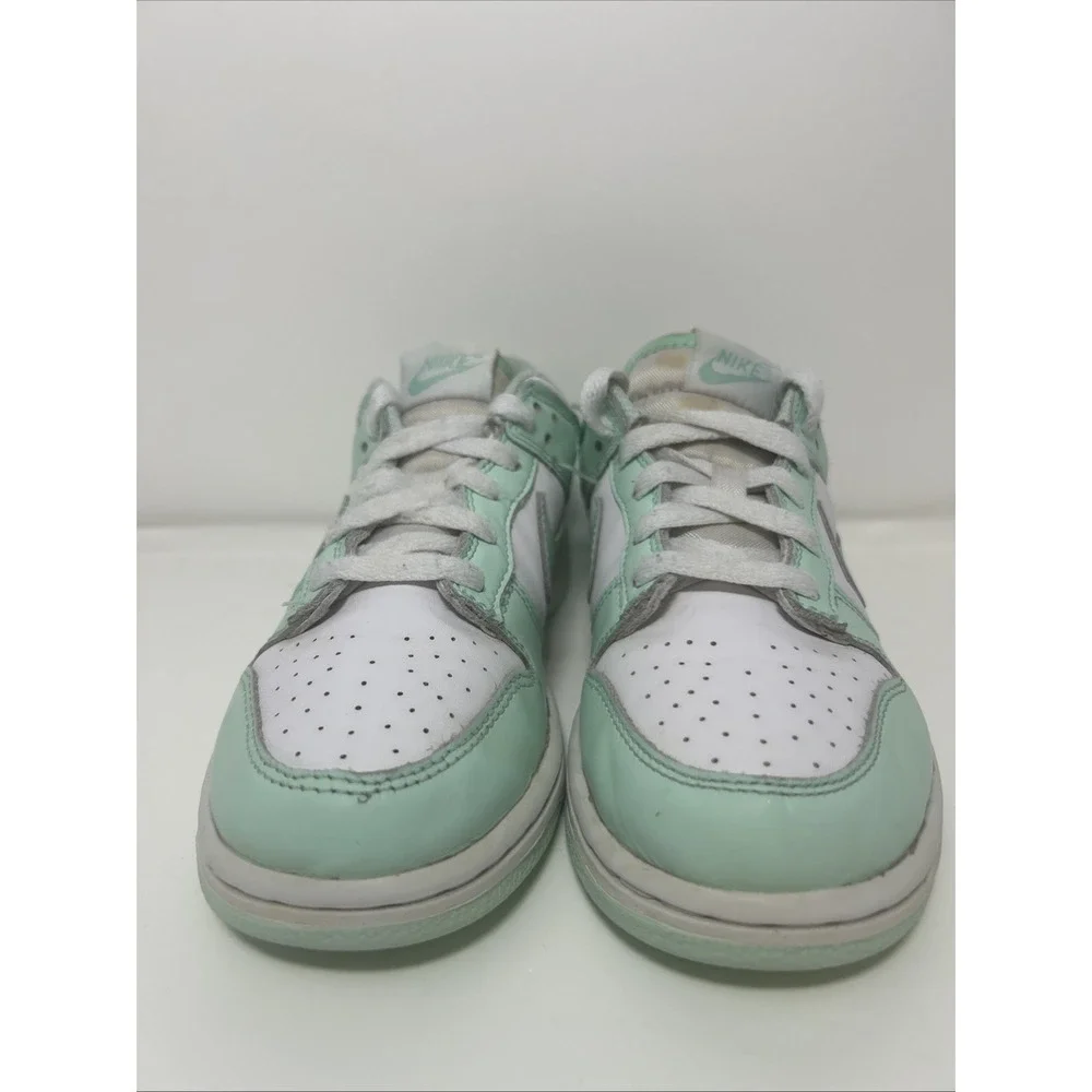 Nike Dunk Low Sneakers Youth Size 3Y, Women's Sz 4.5 White/Mint Foam FZ3536-100
